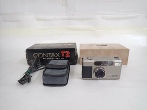 CONTAX コンタックス T2 コンパクトフィルムカメラ ケース/元箱付 ∴ 6CFF8-14