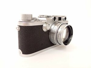 Leica ライカ レンジファインダーカメラ バルナック型 IIIf 後期型 レッドシンクロ 1953年製+単焦点レンズ Summitar 5cm F2 □ 6D042-31