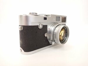 Leica ライカ レンジファインダーカメラ M2 前期型 1958年製 シルバークローム +単焦点レンズ Summicron 5cm F2 初代 沈胴 □ 6D042-29