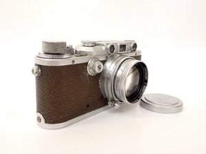 Leica ライカ レンジファインダーカメラ バルナック型 IIIa 1936年製 + 単焦点レンズ Summitar 5cm F2 沈胴 ズミタール □ 6D042-32