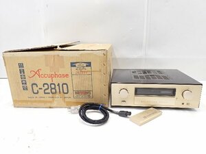 Accuphase アキュフェーズ プリアンプ/コントロールアンプ C-2800 リモコン付き ∩ 6CF0A-2