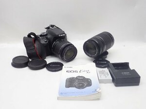 Canon キヤノン デジタル一眼レフカメラ EOS Kiss X5 + EF-S 18-55mm 3.5-5.6 IS II/55-250mm 4-5.6 IS II レンズキット ¶ 6D0DB-1