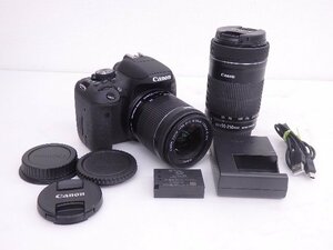 Canon/キヤノン デジタル一眼レフカメラ EOS KISS X8i ダブルズームキット 約2420万画素 ◆ 6D11A-1