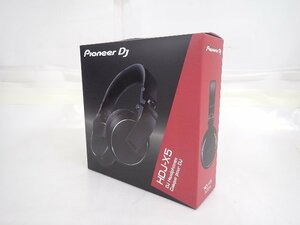 【未使用品】 Pioneer パイオニア DJ HDJ-X5-K DJヘッドホン ブラック 説明書/元箱付 ∴ 6D16C-2
