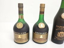 【未開栓・古酒】NAPOLEON GRAND EMPEREUR×2、NAPOLEON RICHARD ROBERT、REMY MARTIN VSOP ブランデー4本セット ◆ 6C1F1-1_画像2