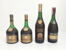 【未開栓・古酒】NAPOLEON GRAND EMPEREUR×2、NAPOLEON RICHARD ROBERT、REMY MARTIN VSOP ブランデー4本セット ◆ 6C1F1-1_画像1