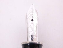 Pelikan/ペリカン 万年筆 自然の美観シリーズ M640 Polar Lights ポーラーライト 18C B(太字) 限定生産品 冊子・元箱付 ◆ 6D0C0-1_画像4