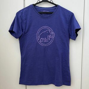 マムート MAMMUT Tシャツ 半袖　紫　レディース　マンモス　トレッキング　中古　値下げしました！