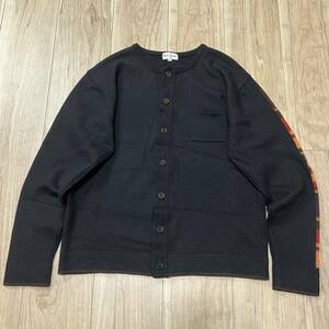 * cheap *Paul Smith LONDON Paul Smith London long sleeve knitted cardigan sweater crew neck men's black black size M R-5516