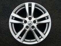 日産エルグランド外し純正 中古アルミホイール ４本セット【 18×7.5J ＋55 P.C.D.114.3 5H 】空気圧センサー付き_画像4