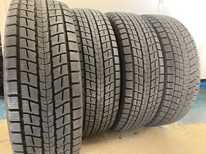 バリ山 イボ付き スリット残り!!★225/70R16 103Q DUNLOP WINTERMAXX SJ8 イボ付き スリット残りバリ山 4本SET エスクード等に!!