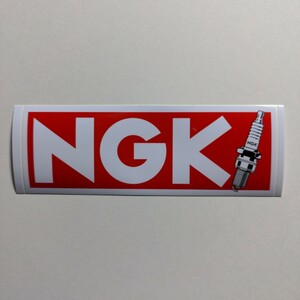 複数可 NGK スパークプラグ ステッカー NGK SPARK PLUGS 白フチ