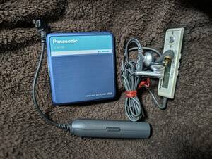 Panasonic パナソニック SJ-MJ100　ポータブル　MDプレーヤー　リモコン 電池ボックス付き 動作品