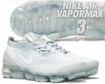 NIKE AIRMAX VAPORMAX PLUS 27.0 WPP06 ナイキ エアマックス ヴェイパーマックス ホワイト グレー スニーカー 27_画像2