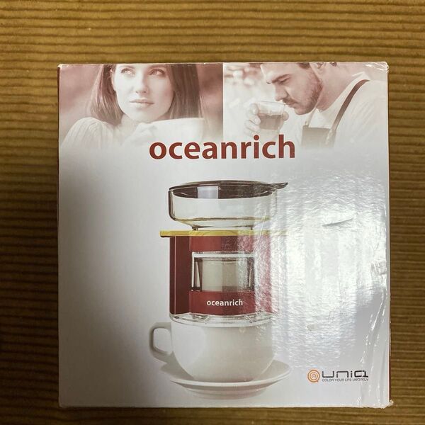 カテ変OK。oceanrich 自動ドリップ・コーヒーメーカー UQ-CR8200RD (レッド)