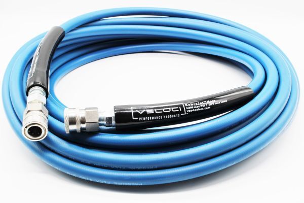 MTM Hydro 50' Kobrajet Pressure Washer Hose Blue Smooth Jacket(15.24m コブラジェット 高圧洗浄機用ホース ブルースムースジャケット)