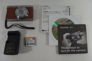 ◆富士フイルム コンパクトデジタルカメラ FUJIFILM XF1 ブラウン