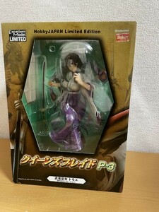 【未開封品】クイーンズブレイド P-3 武者巫女トモエ 2Pカラーバージョン LIMITED 限定品 メガハウス ホビージャパン PVC 塗装済み 完成品