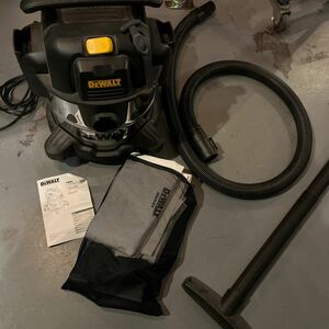 1円スタート売り切り◆◇デウォルトDXV25PJ（DEWALT） 大容量 強力バキュームクリーナー乾湿両用ブロア機能◇◆