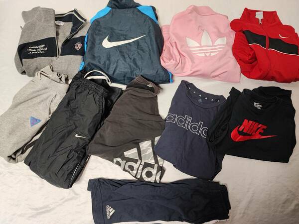 1キッズ 子供服 まとめ売り 10枚セット 140 NIKE adidas 等