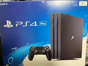 PS4 Pro SONY CUH-7000B ジェット ブラック 美品 ver8.00 ジェットブラック PlayStation 4 本体 コントローラー HDMI ケーブル 動作確認済