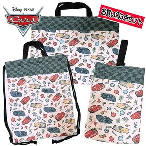  Disney *pik Sarcar z quilt bag 3 point set lesson bag /napsak/ shoes bag beige 04