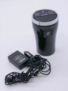 中古品　SHARP　IG-GC15-B　プラズマクラスター25000　イオン発生機　クルマ用カップホルダータイプ　黒