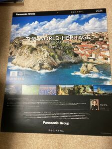 2024 год . мир 6 год Panasonic Panasonicyunesko World Heritage настенный календарь 