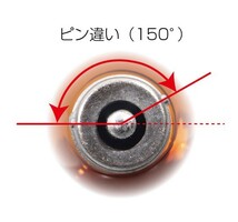 LEDバルブ　電球型　アンバー（橙）　2個セット　ピン違いバルブ　BAU15S　12V/24V共用　（628758）_画像6