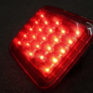 LED角型テールランプ 単体 シングルソケット式 レッド（赤） 24Vの画像3