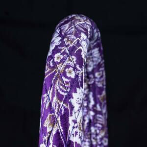金華山ハンドルカバー　新格子　パープル（紫）　2L　46.5～47cm　シングルキルトタイプ　【納期約3週間】