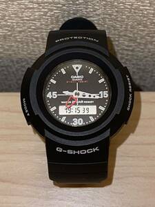 【美中古】CASIO G-SHOCK AW-500E-1EJF アナデジ復刻