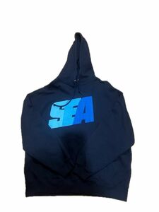 WINDAND SEA SEA ウィンダンシー ALIVE LOGO HOODIE / NAVY パーカー