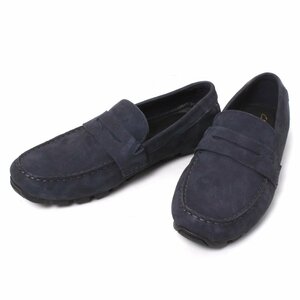 Clarks Oswick Bar ヌバックローファー 定価19,800円 UK6(24cm) ネイビーヌバック 26166672 クラークス オズウィックバー