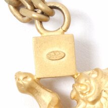 新品 VALENTINO GARAVANI Golden Leo Zodiac ネックレス ゴールド ヴァレンティノ ガラヴァーニ_画像6