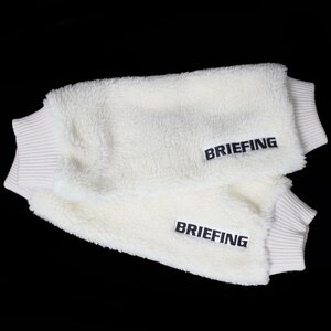 BRIEFING WOMENS FUR LEG WARMER レッグウォーマー WHITE ブリーフィング