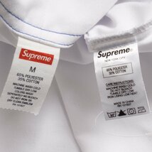 15AW Supreme TWILL BASEBALL SHIRT sizeM WHITE シュプリーム ツイルベースボールシャツ ユニフォーム ジャージ_画像6