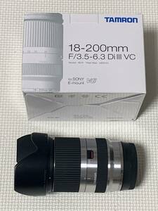 TAMRON 18-200mm F/3.5-6.3 Di III VC B011 APS-C用 シルバー B001 ソニーE ズームレンズ　SONY APS-C