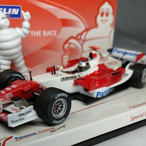 ミニカー 1/43 ミニチャンプス Panasonic TOYOTA Racing TF105 J.TRULLI 