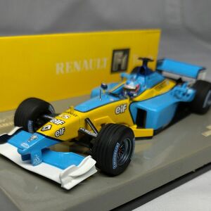 ミニカー 1/43 ミニチャンプス RENAULT F1 TEAM LAUNCH VERSION 2002 J.BUTTON