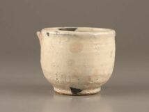 古美術 朝鮮古陶磁器 李朝 粉引 片口 時代物 極上品 初だし品 C3630_画像3