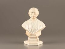 古美術 酒井田柿右衛門 白磁 坂本龍馬 置物 共箱 時代物 極上品 初だし品 C3816_画像2