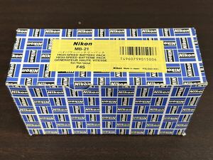 希少 未使用品 Nikon ニコン MB-21 ハイパワーバッテリーパック F4 F4S グリップ