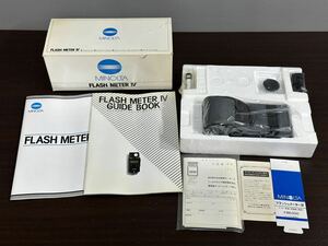 希少 未使用品MINOLTA ミノルタ FLASH METER IV フラッシュメーター4 露出計