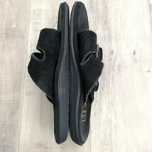 【ISLAND SLIPPER】 アイスランドスリッパ サンダル 夏靴 レザー ブラック 黒 26.0_画像9