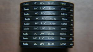 [58mm] Kenko MC UV SL-39 UVカットフィルター 180円/枚