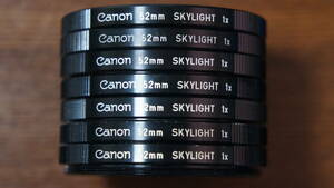 [52mm] Canon SKYLIGHT 1x 保護フィルター 280円/枚 最後の1枚