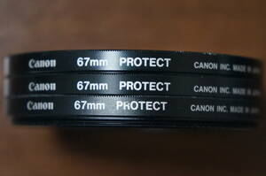 [67mm] Canon PROTECT 保護フィルター 1280円/枚