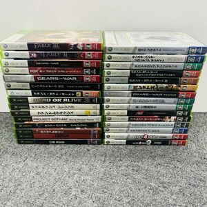 X286-5555 ■ Microsoft マイクロソフト Xbox エックスボックス ソフト 30点まとめ マッドダッシュ レーシング デッドオアアライブ3 ②