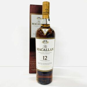 Y694-Z1-1137 【未開栓】 The MACALLAN ザ・マッカラン ハイランド シングルモルト スコッチ ウイスキー 12年 箱付き 40% 700ml 洋酒 酒 ④